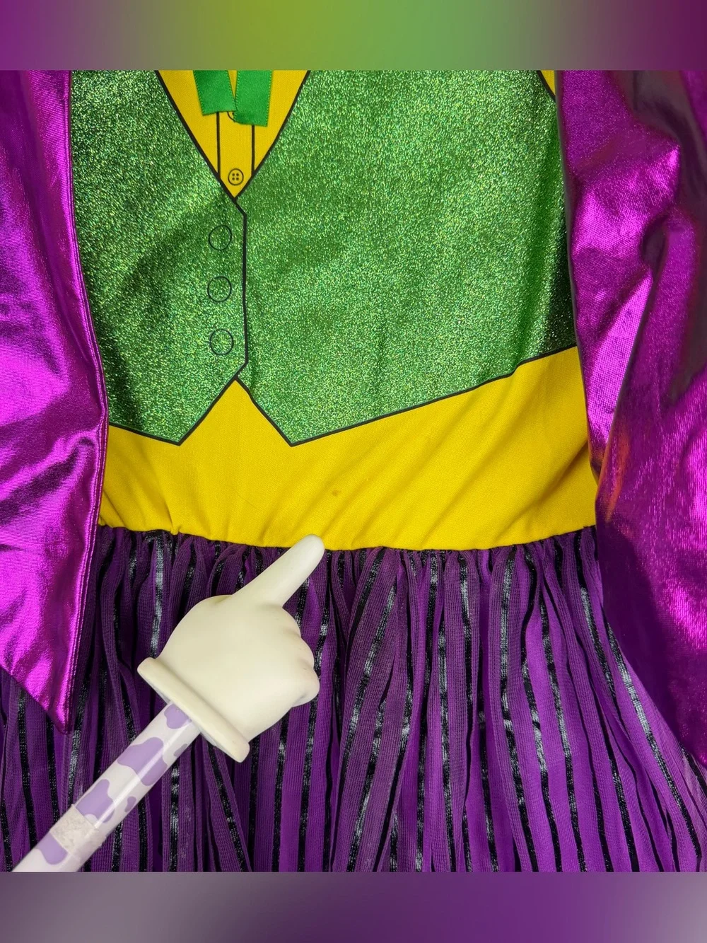 DC Comics The Joker Girls Costume Dress Girls XL Halloween